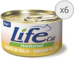 Life Pet Care nedves macskaeledel, csirke, 6 x 85 g
