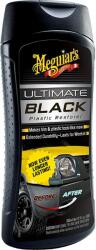 Meguiar's Ultimate Black Plastic Restorer EU oldat, autókülső tisztító és karbantartó, 355 ml (G15812EUMG)
