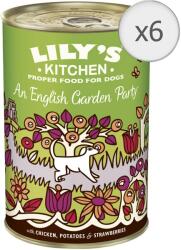 Lily's Kitchen An English Garden Party nedves kutyaeledel, 6 x 400g