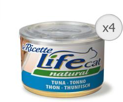 Life Pet Care Le Ricette nedves macskaeledel, tonhal, 4 x 150 g