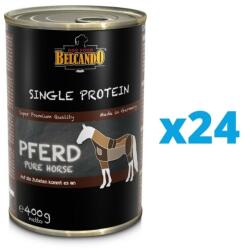 BELCANDO Single Protein Konina hrana umeda pentru caini, cu carne de cal 24x400g