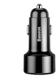 Baseus Magic 2x USB autós töltő, QC 3.0, 45W (fekete) (CCMLC20A-01)