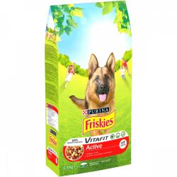 Friskies Active száraz kutyaeledel, Marhahús, 2.4kg