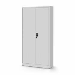 Jan Nowak® | TOMASZ fém polcos iratszekrény ajtókkal és személyes kis szekrénnyel /Sszürke (610)