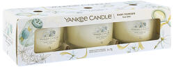 Yankee Candle Baby Powder lumânare votivă în sticlă 3 x 37 g