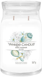 Yankee Candle Baby Powder lumânare mare Signature 567 g