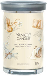 Yankee Candle Soft Wool & Amber signature tumbler mare 567 g