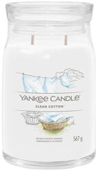 Yankee Candle Clean Cotton signature gyertya nagy 567 g