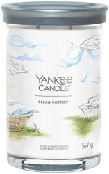Yankee Candle Clean Cotton signature tumbler nagy 567 g