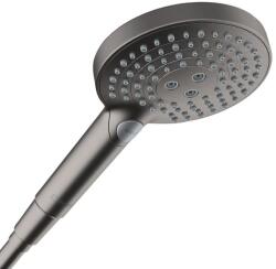 Hansgrohe Raindance Select S 120 3jet PowderRain kézizuhany, szálcsiszolt fekete króm 26014340 (26014340)