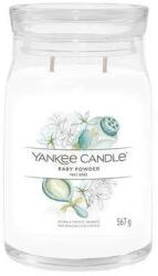 Yankee Candle Lumânare aromată, suport Baby Powder , 2 fitile - Yankee Candle Baby Powder Tumbler 567 g