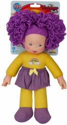 Dollz'n More Papusa cu par violet, Dollz n More, Rainbow, 35 cm Papusa