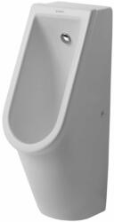 Duravit Starck 3 - Pisoar, alimentare cu apă din spate, Rimless, alb alpin 0827250000 (0827250000)