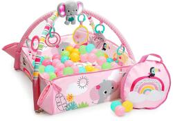Bright Starts Salteluta de activitati 5 in 1 Gym & Ball Pit Rainbow Tropics Bright Starts (12625) - bebebliss