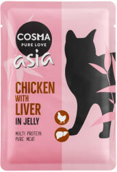 Cosma Cosma Asia frissentartó tasakban gazdaságos csomag 24 x 100 g - Csirke & csirkemáj