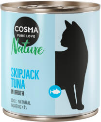 Cosma 12xx280g Cosma Nature nedves macskatáp - Skipjack tonhal