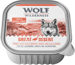 Wolf of Wilderness 24x300g Wolf of Wilderness Adult nedves kutyatáp-Great Desert - pulyka