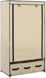 vidaXL Șifonier, crem, 87 x 49 x 159 cm, material textil (282459) - comfy Garderoba
