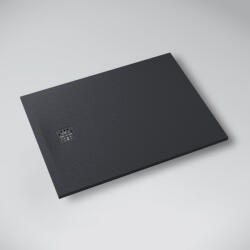 MARMY Dolomite szögletes zuhanytálca 70x100 Cavalli Black / Matt Fekete 807636701054 +ajándék szifon (80 7636 70 10 54)