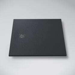 MARMY Dolimite szögletes zuhanytálca 70x90 Cavalli Black / Matt Fekete 807635709054 +ajándék szifon (80 7635 70 90 54)