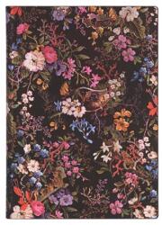 Paperblanks Jegyzetfüzet midi vonalas Paper Blanks flexi William Kilburn Floralia