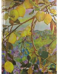 Peter Pauper Press Jegyzetfüzet B/5 vonalas Peter Pauper 80 lapos keményfedeles arany lapszél Tiffany Lemon Tree (337696)