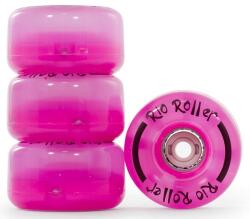 Rio Roller Light Up Wheels 58mm 82A (4db) - White Frost