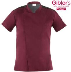 Giblor's THIAGO szakácskabát - BORDÓ (22P08G640)