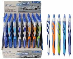 SaKOTA Blue Wave nyomógombos vegyes színű golyóstoll (AEV2467) - tintasziget