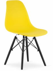  YORK OSAKA sárga szék fekete lábakkal