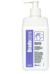 Bradochem Kézbalzsam pumpás 500 ml glicerines munkavédelmi Bradocare - delfinbuvar