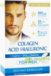 INTERHERB Colagen si Acid Hialuronic pentru Barbati 30cpr
