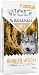 Wolf of Wilderness Wolf of Wilderness Pachet economic Soft 2 x 12 kg - fără cereale Gnarled Oak Pui crescut în aer liber & iepure