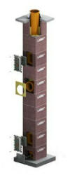 Leier Sistem de cos de fum certificat LSK 14 (Inaltime: 9 m) (LSK14-9)