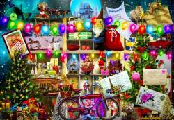 Bluebird Puzzle - Puzzle Pe lista frumos a lui Moș Crăciun - 1 000 piese