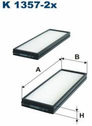 FILTRON Filtru, aer habitaclu FILTRON K 1357-2x (K 1357-2x)