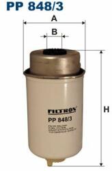 FILTRON filtru combustibil FILTRON PP 848/3 (PP 848/3) - automobilus