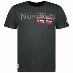 Geographical Norway tricou bărbătesc JISLAND SS MEN 100 Gri inchis M