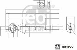 Febi Bilstein Bieleta de directie FEBI BILSTEIN 180856 (180856)