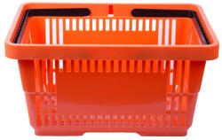Kon Cos de cumparaturi, 22 litri, portocaliu, din plastic, de mana (RKON22Gp)