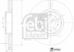 Febi Bilstein Disc frana FEBI BILSTEIN 43926