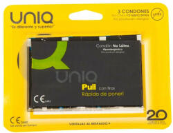 Uniq Pull Condoms with Straps No Latex 3 pack