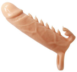 Pretty Love Emmitt Penis Sleeve with Ribbed Design Nude