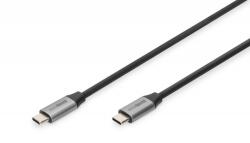 ASSMANN DB-300220-010-S USB kábel 1 M USB 3.2 Gen 1 (3.1 Gen 1) USB C Fekete (DB-300220-010-S)