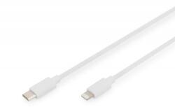 ASSMANN DB-600109-020-W USB kábel 2 M USB 2.0 USB C Lightning Fehér (DB-600109-020-W)