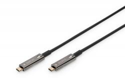 ASSMANN AK-330160-100-S USB kábel 10 M USB 3.2 Gen 1 (3.1 Gen 1) USB C Fekete (AK-330160-100-S)