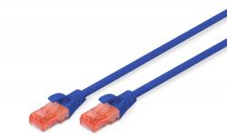 ASSMANN 3m CAT6 U-UTP hálózati kábel Kék U/UTP (UTP) (DK-1612-030/B)