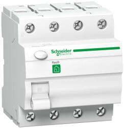 Schneider Electric RESI9 áramvédőkapcsoló AC osztályú 4P, 25A, 30mA R9R11425 (R9R11425)