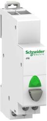 Schneider Electric ACTI9 iPB nyomógomb. 1NO, szürke, zöld LED, 110-230V A9E18036 (A9E18036)