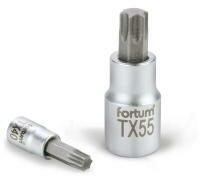 Fortum bitdugófej, torx, 1/4", 61CrV5/S2, mattkróm; TX25 (4701723) - primanet